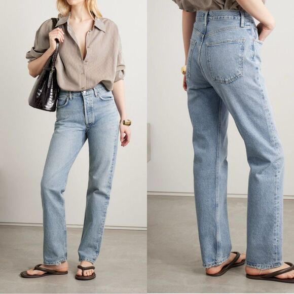 Agolde Denim - AGOLDE 9OS PINCH WAIST JEAN - FORCE light wash